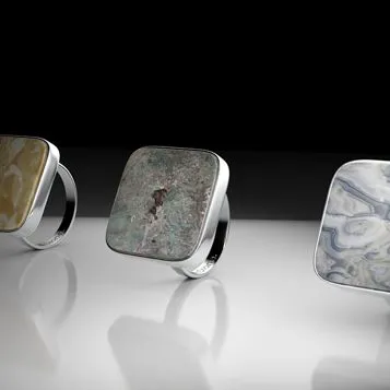 Precious stone rings