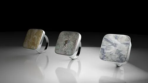 Ametista, azul cielo, yellow onyx