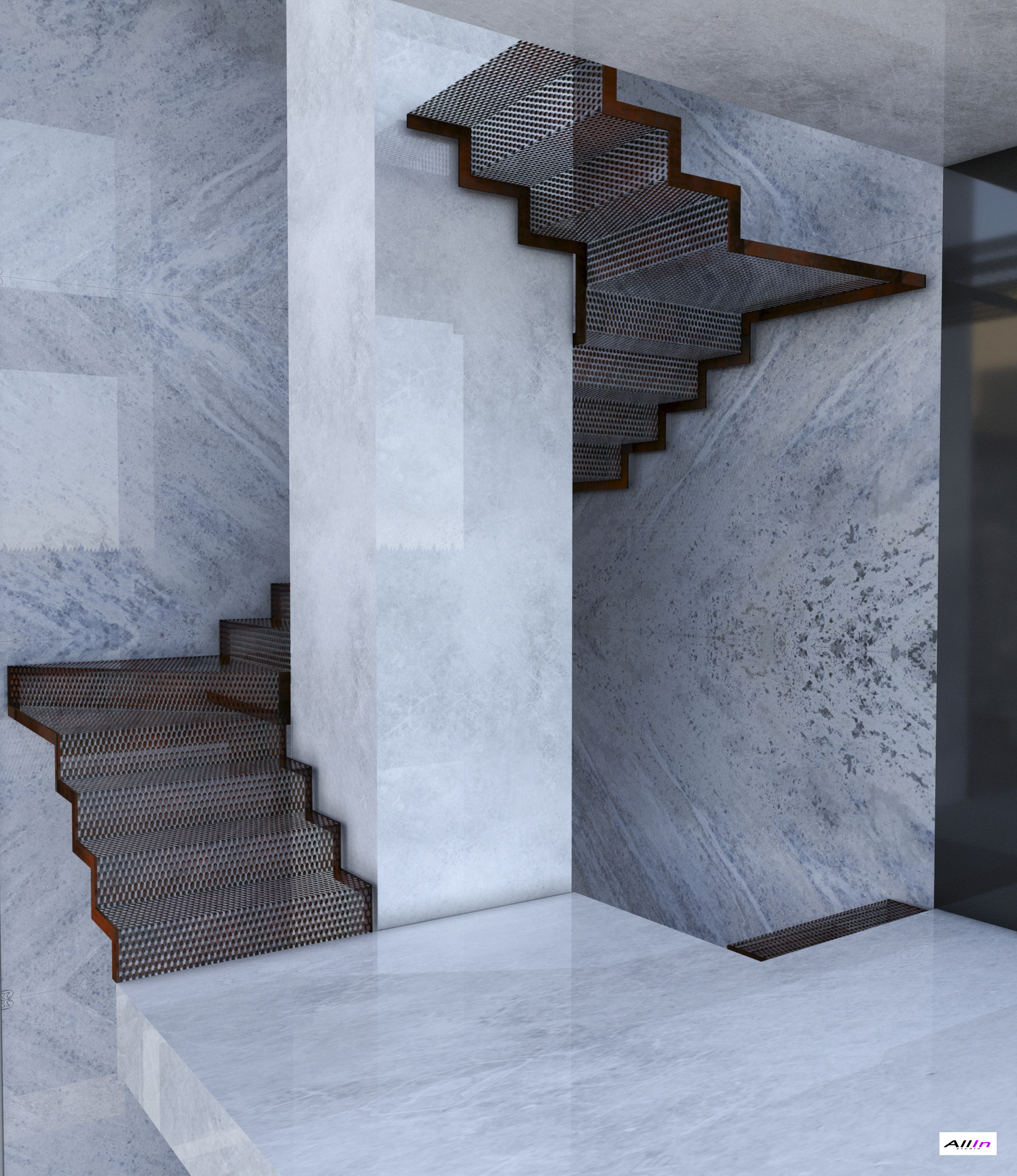 Stairs and stone