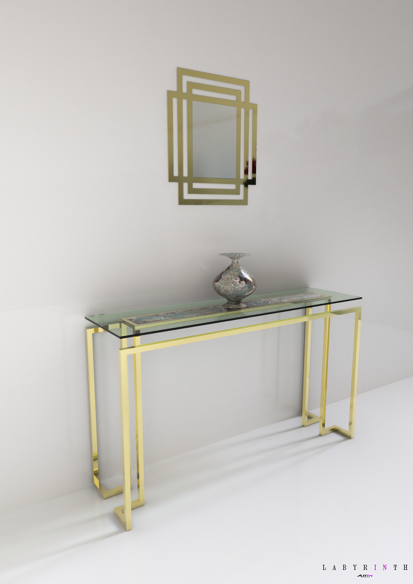 Labyrinth_table 'n' mirror